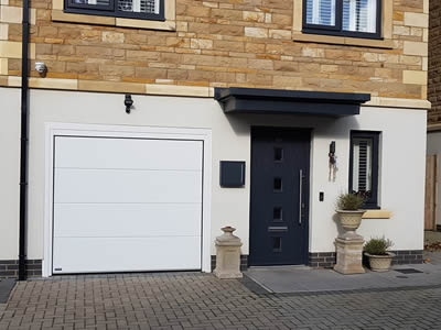 Sectional garage door