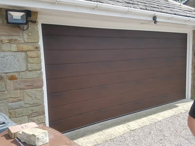 new Sectional garage door