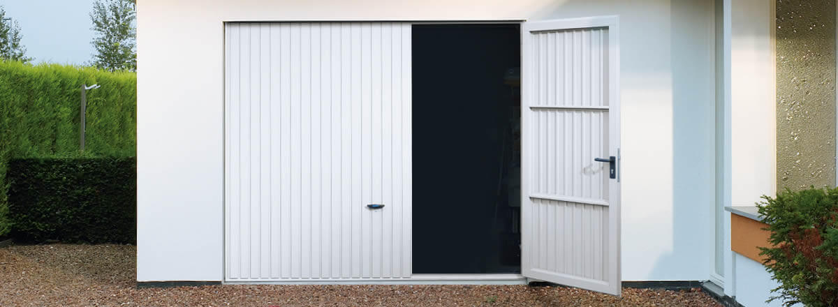 side hinged garage doors